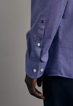 Regular Business Shirt Uni in Medium Blue |  Seidensticker Onlineshop