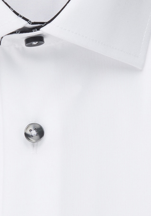 Bügelfreies Fil a fil Business Hemd in Regular mit Kentkragen in Weiß |  Seidensticker Onlineshop