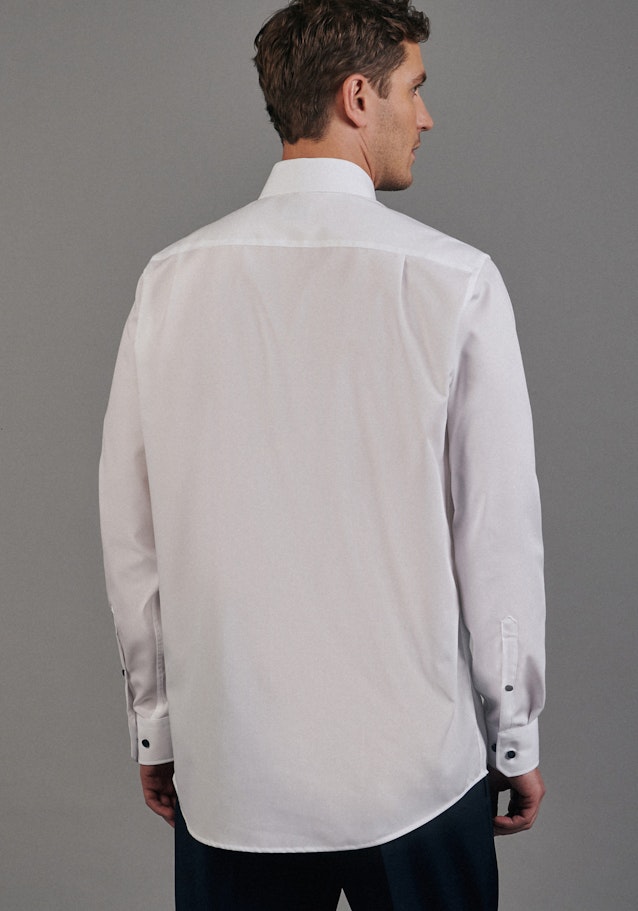 Non-iron Fil a fil Business Shirt in Regular with Kent-Collar in White |  Seidensticker Onlineshop