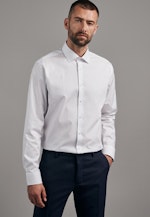 Slim Oxfordhemd Punkte in Hellblau |  Seidensticker Onlineshop