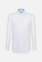 Slim Oxfordhemd Punkte in Hellblau |  Seidensticker Onlineshop