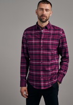 Slim Business Hemd Karo in Rosa/Pink |  Seidensticker Onlineshop