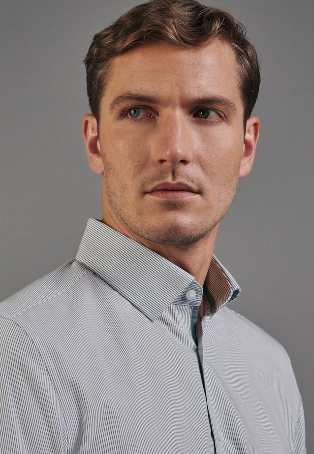 Slim Business Shirt Stripes in Green |  Seidensticker Onlineshop