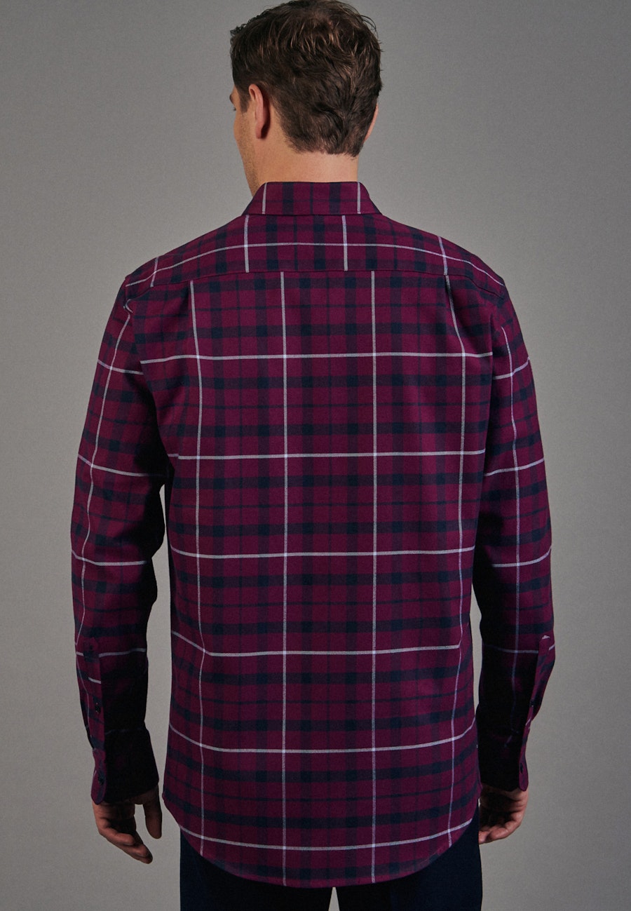 Business Hemd in Regular mit Button-Down-Kragen in Rosa/Pink |  Seidensticker Onlineshop