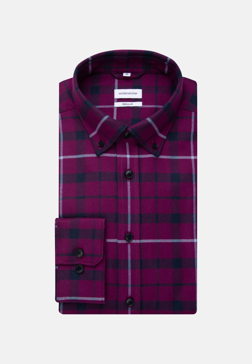 Business Hemd in Regular mit Button-Down-Kragen in Rosa/Pink | Seidensticker Onlineshop