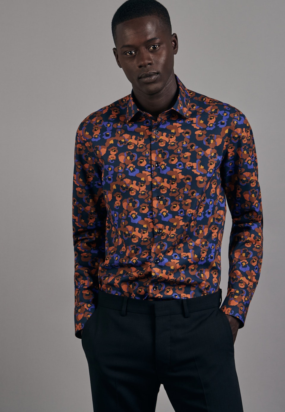 Business Hemd in Slim mit Kentkragen in Orange | Seidensticker Onlineshop