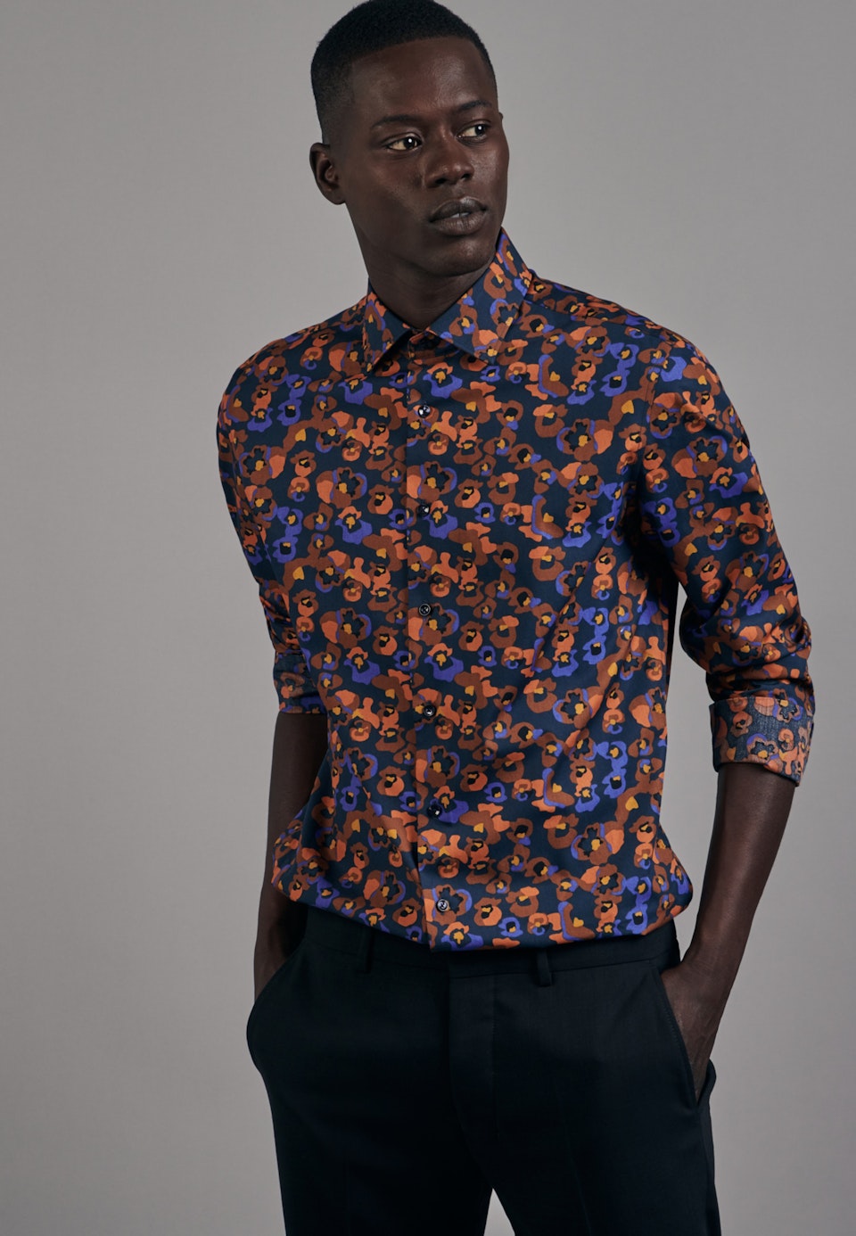 Business Hemd in Slim mit Kentkragen in Orange | Seidensticker Onlineshop