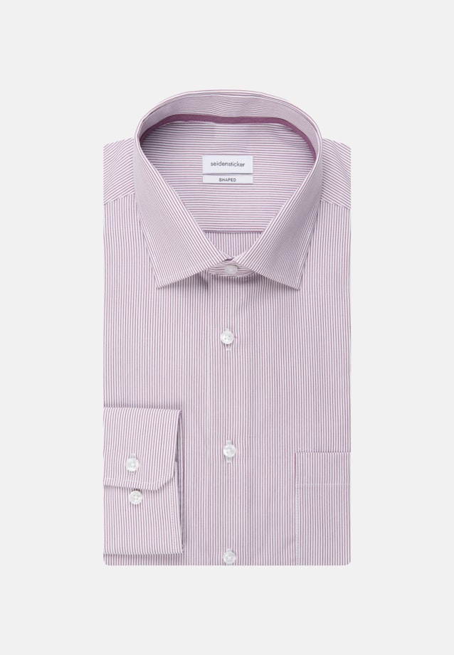 Shaped Business Shirt Stripes in Pink |  Seidensticker Onlineshop