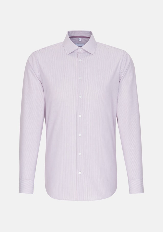 Non-iron Popeline Business overhemd in Shaped with Kentkraag in Roze/Pink |  Seidensticker Onlineshop
