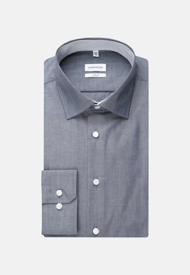 X-Slim Business Hemd Uni in Dunkelblau |  Seidensticker Onlineshop