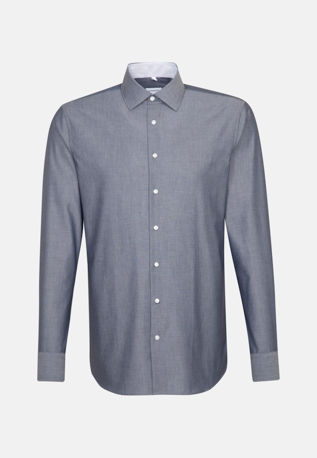 X-Slim Business Hemd Uni in Dunkelblau |  Seidensticker Onlineshop