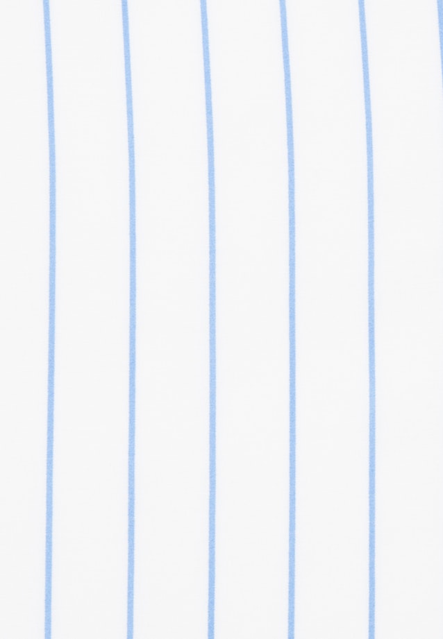 Long sleeve Crepe Wraparound Blouse in Light Blue |  Seidensticker Onlineshop
