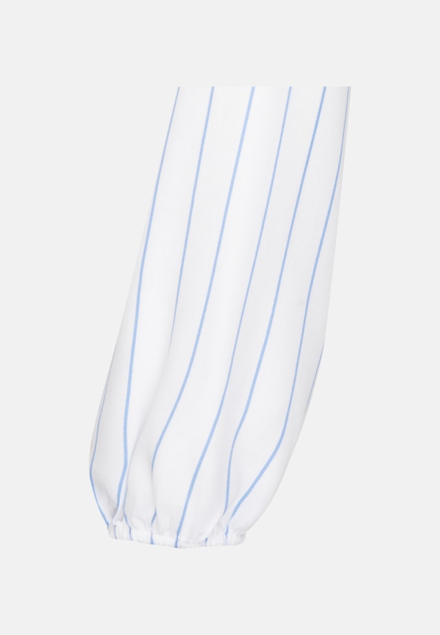 Long sleeve Crepe Wraparound Blouse in Light Blue |  Seidensticker Onlineshop