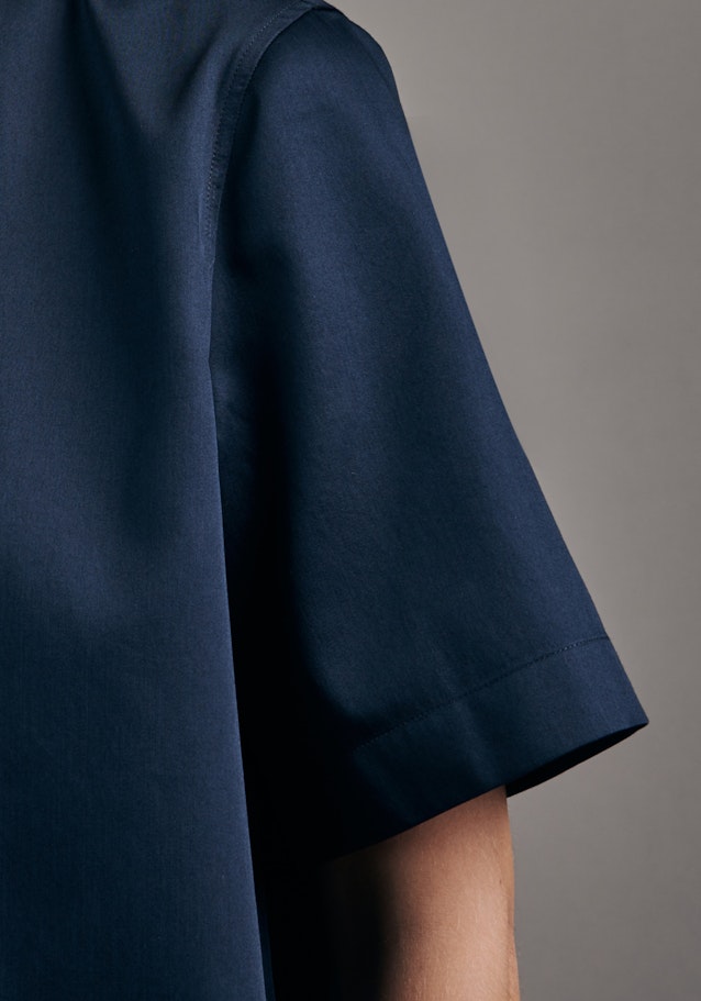 Shirt Blouse Uni in Dark Blue | Seidensticker Onlineshop