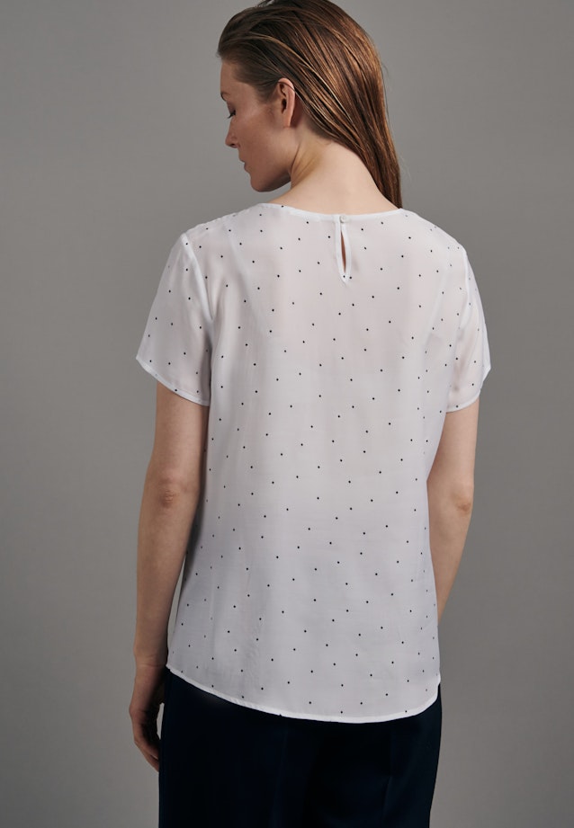 Kurzarm Voile Shirtbluse in Weiß | Seidensticker Onlineshop
