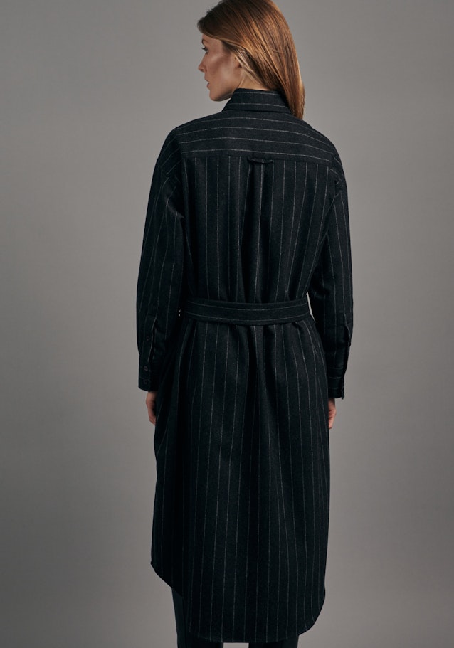 Flanell Maxi Kleid in Grau |  Seidensticker Onlineshop