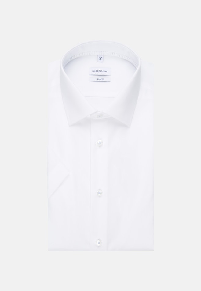 Shaped Business Hemd Uni in Weiß | Seidensticker Onlineshop