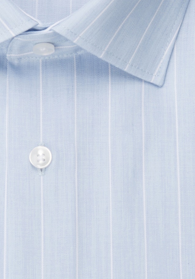 Easy-iron Twill Business overhemd in Shaped with Kentkraag in Lichtblauw |  Seidensticker Onlineshop