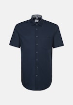 Comfort Business Hemd Uni in Dunkelblau |  Seidensticker Onlineshop