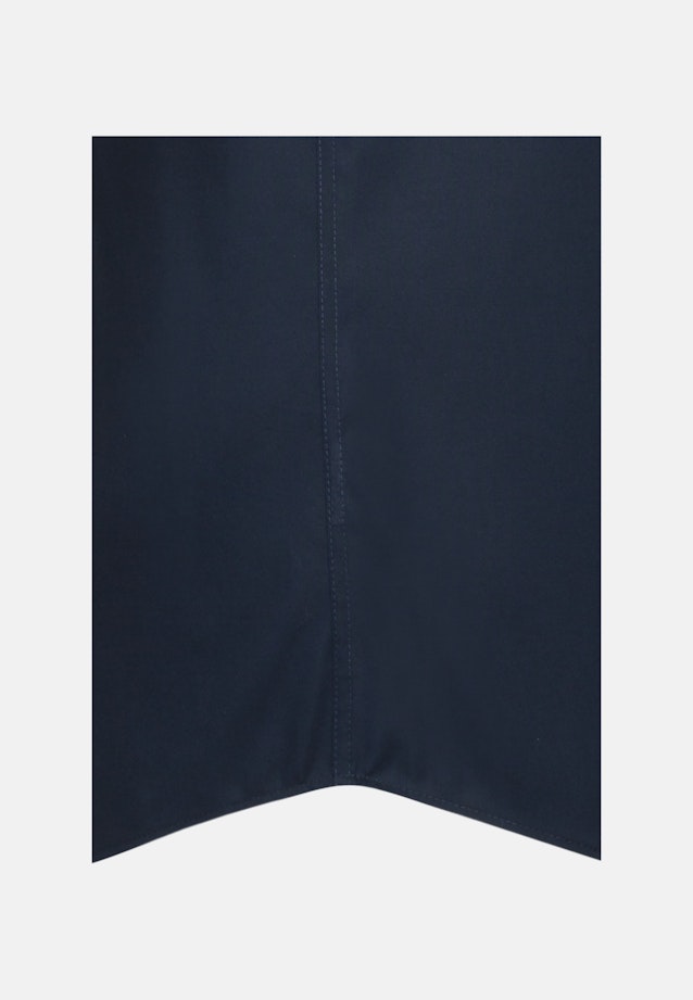 Non-iron Poplin Short sleeve Business Shirt in Comfort with Kent-Collar in Dark Blue |  Seidensticker Onlineshop