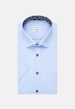 Comfort Business Hemd Uni in Mittelblau |  Seidensticker Onlineshop
