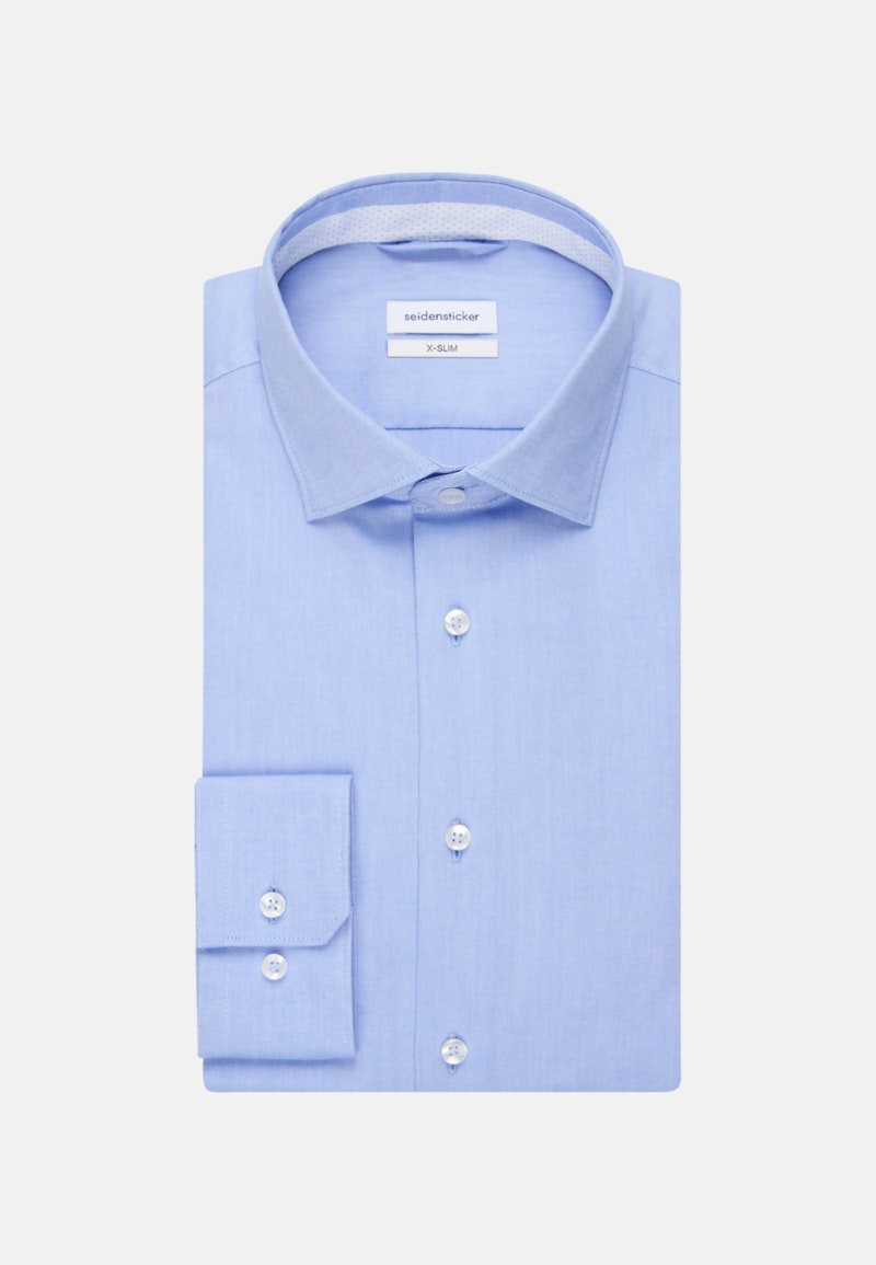 Bügelfreies Oxfordhemd in X-Slim mit Kentkragen