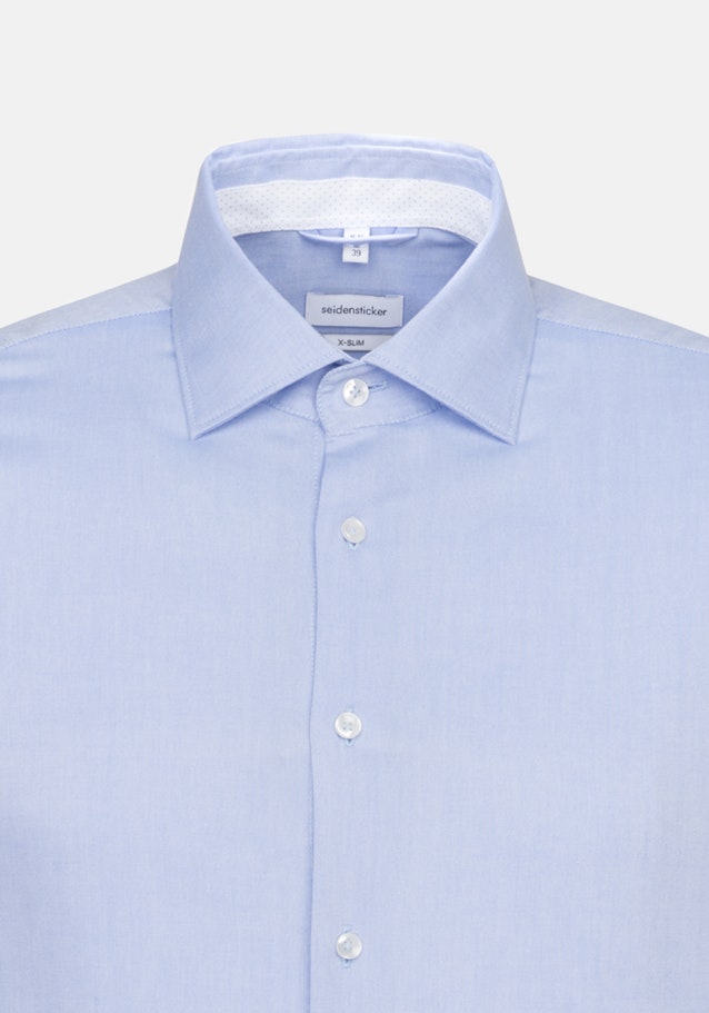 Bügelfreies Oxfordhemd in X-Slim mit Kentkragen in Hellblau |  Seidensticker Onlineshop