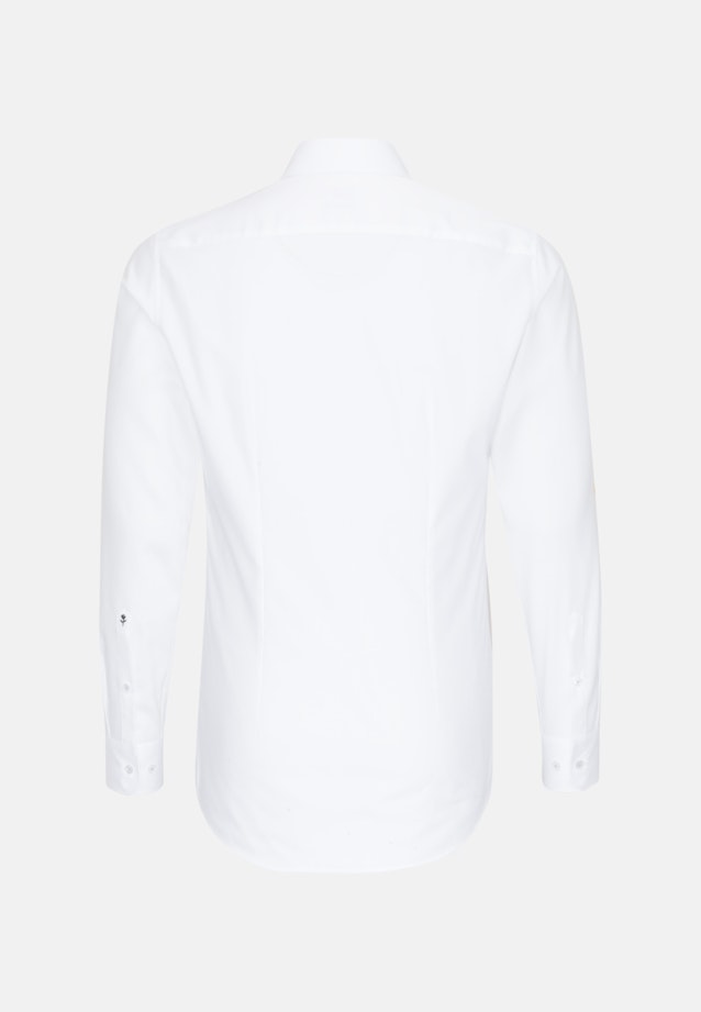 X-Slim Oxfordhemd Uni in Weiß |  Seidensticker Onlineshop