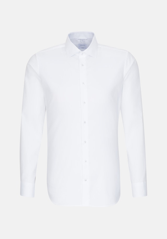 Non-iron Oxford shirt in X-Slim with Kent-Collar in White |  Seidensticker Onlineshop