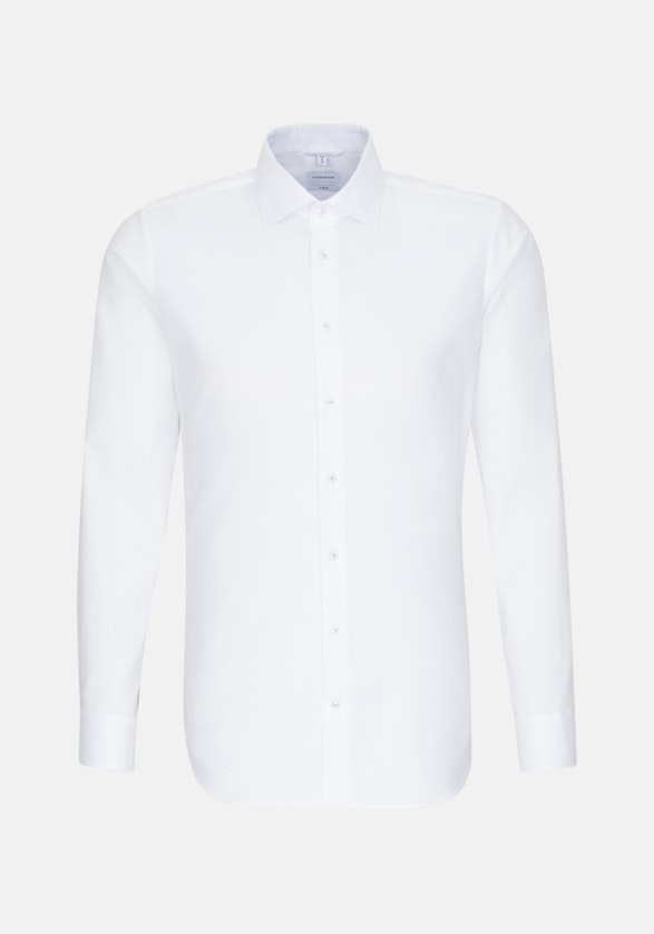 Bügelfreies Oxfordhemd in X-Slim mit Kentkragen in Weiß |  Seidensticker Onlineshop