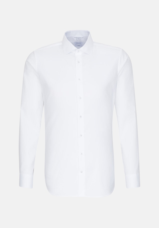 X-Slim Oxfordhemd Uni in Weiß | Seidensticker Onlineshop