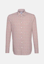 Slim Business Hemd Druck in Orange |  Seidensticker Onlineshop