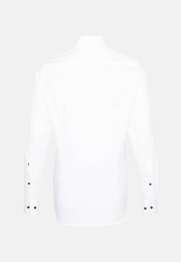 Bügelfreies Popeline Business Hemd in Shaped mit Kentkragen in Weiß |  Seidensticker Onlineshop