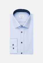 Shaped Business Hemd Uni in Mittelblau |  Seidensticker Onlineshop