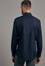 Slim Business Hemd Uni in Dunkelblau |  Seidensticker Onlineshop