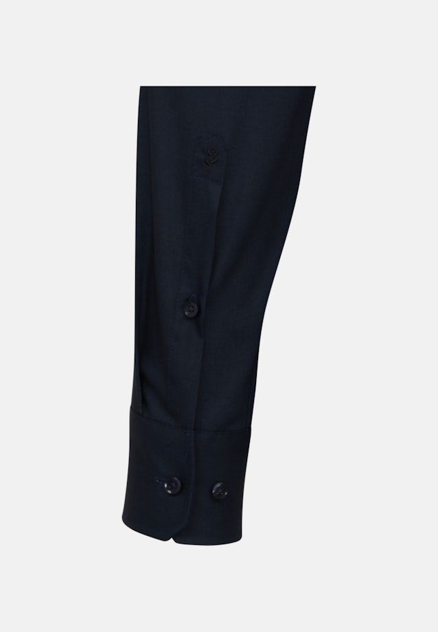 Slim Business Hemd Uni in Dunkelblau |  Seidensticker Onlineshop