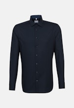 Slim Business Hemd Uni in Dunkelblau |  Seidensticker Onlineshop
