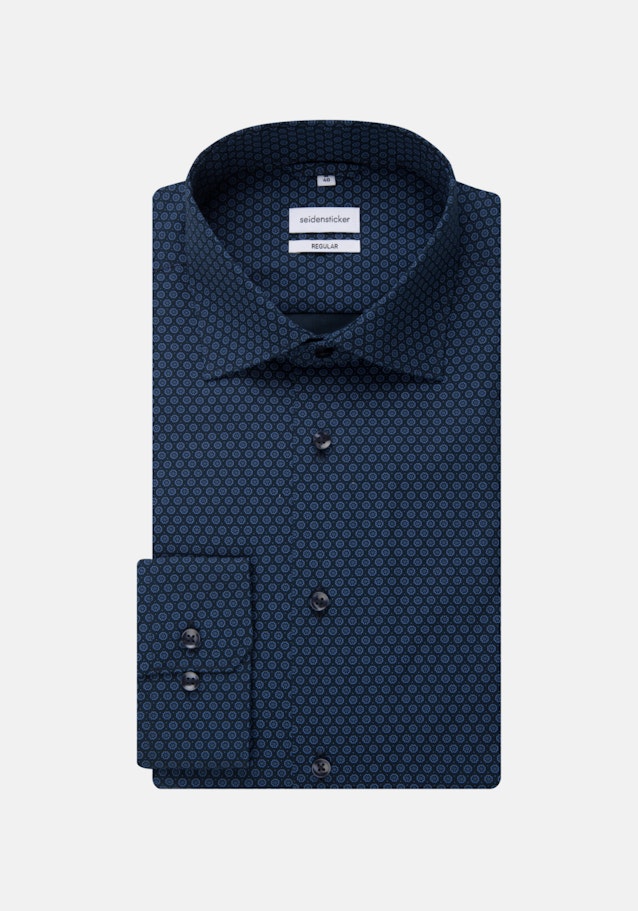 Chemise Business Regular Popeline Col Kent in Bleu Clair |  Seidensticker Onlineshop