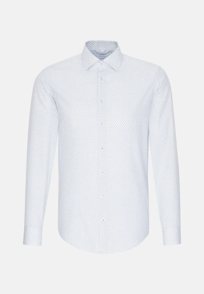 Regular Chemise Business Imprimé in Bleu Foncé |  Seidensticker Onlineshop