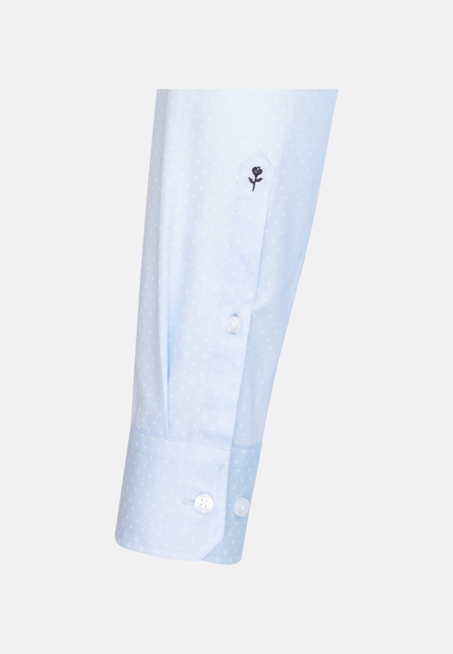 Slim Business Hemd Druck in Hellblau |  Seidensticker Onlineshop