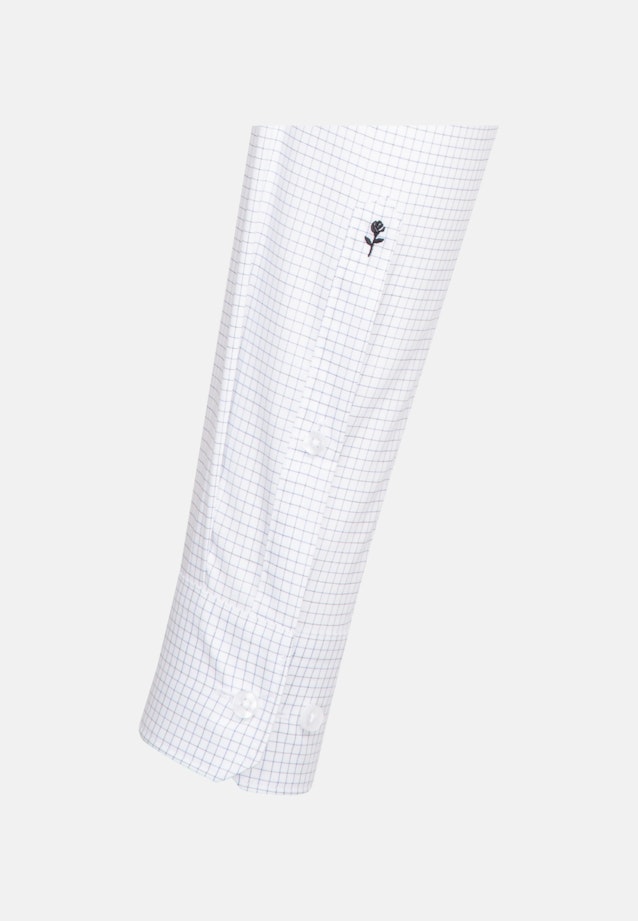 Slim Business Shirt Check in Medium Blue |  Seidensticker Onlineshop