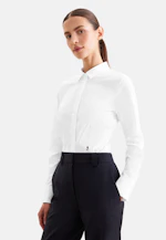 Slim Fit Stretch Body Blouse in White |  Seidensticker Onlineshop