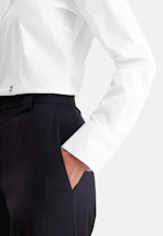 Bodybluse mit Stretchanteil slim fit in Weiß |  Seidensticker Onlineshop