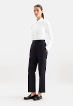 Bodybluse mit Stretchanteil slim fit in Weiß |  Seidensticker Onlineshop
