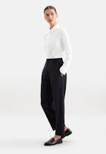 Bodybluse mit Stretchanteil slim fit in Weiß |  Seidensticker Onlineshop