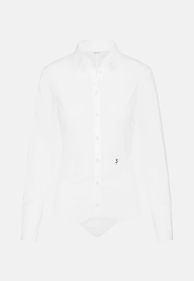 Slim Fit Stretch Body Blouse in White |  Seidensticker Onlineshop