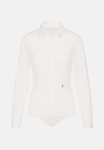 Long sleeve Poplin Body Blouse in White |  Seidensticker Onlineshop