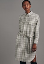 Kleid Karo in Ecru |  Seidensticker Onlineshop