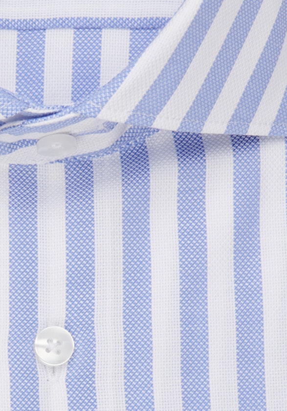 Regular Business Hemd Streifen in Hellblau | Seidensticker Onlineshop