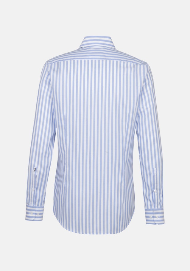 Chemise Business Regular Structuré Col Kent in Bleu Clair |  Seidensticker Onlineshop